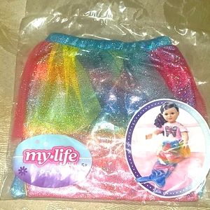 My Life As Mermaid Blanket for 18 inch Dolls